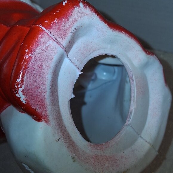 Empire Plastic Corp Vintage 13" Santa Claus Blow Mold Lighted 1968 w/ Cord - Picture 7 of 7